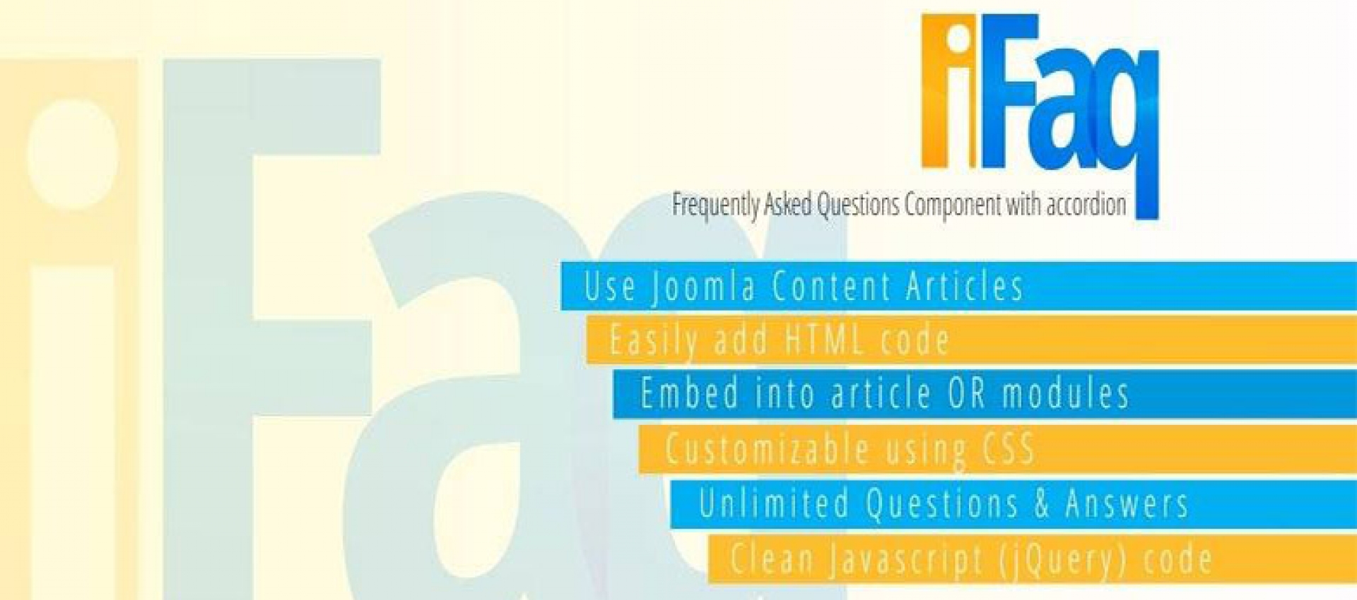 Joomla Sıkça Sorulan Sorular Bileşeni iFAQ