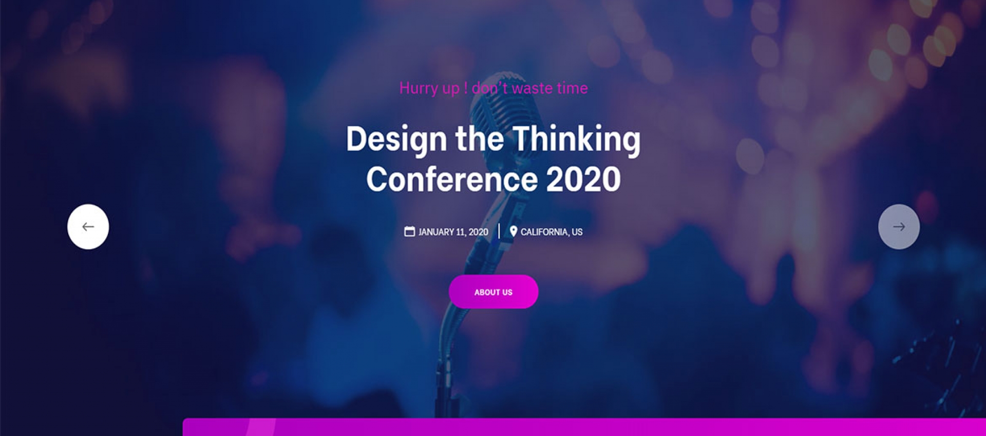 Joomla Tema - JA Event Camp