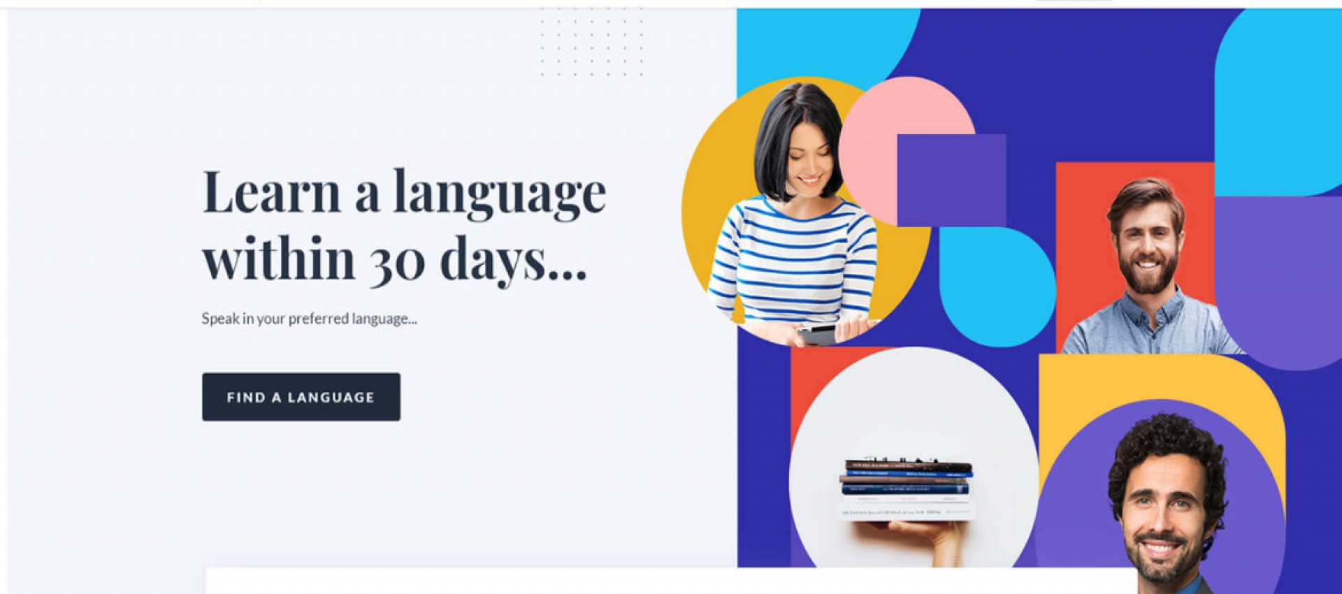 Joomla Tema - Language School