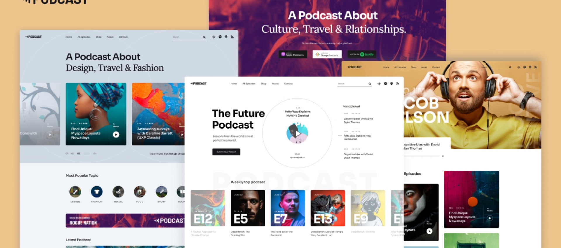 Joomla Tema - Podcast