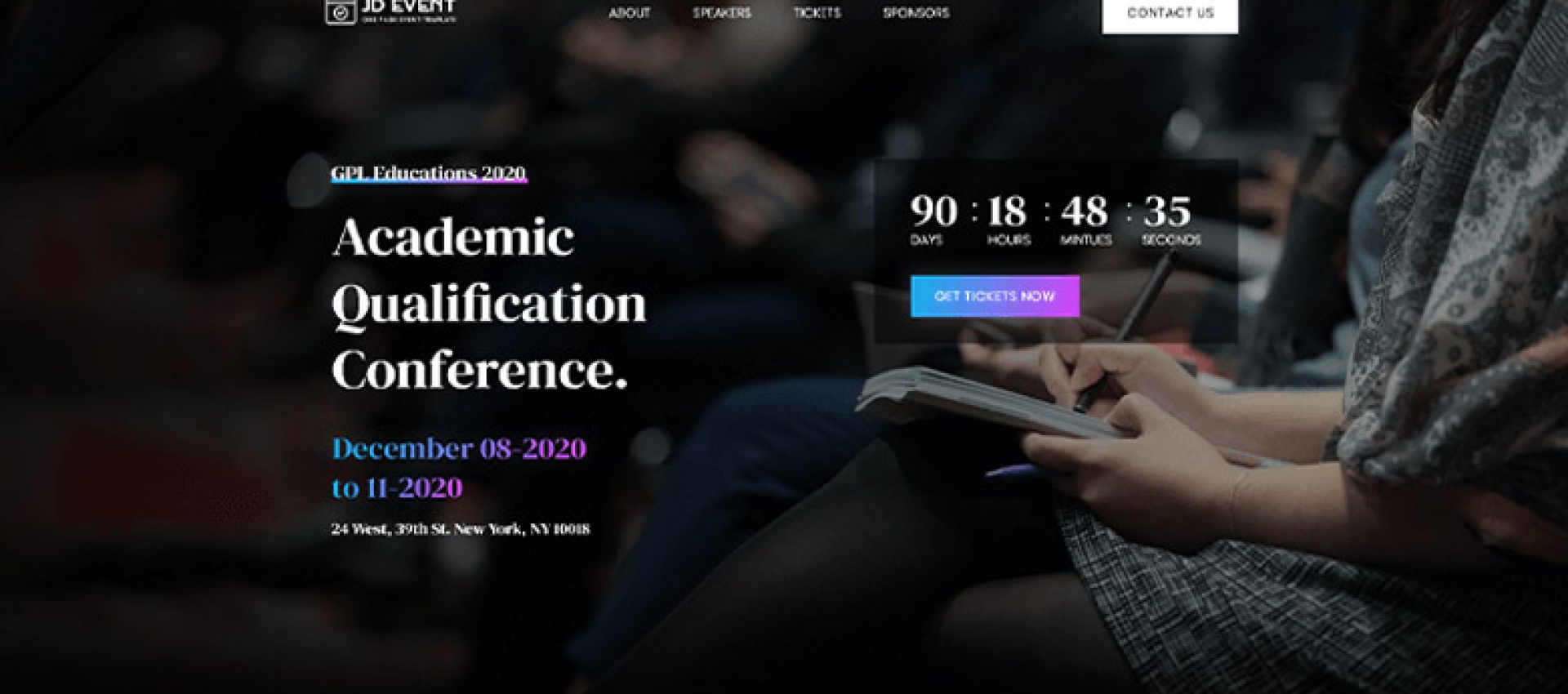 Joomla Tema - JD Event