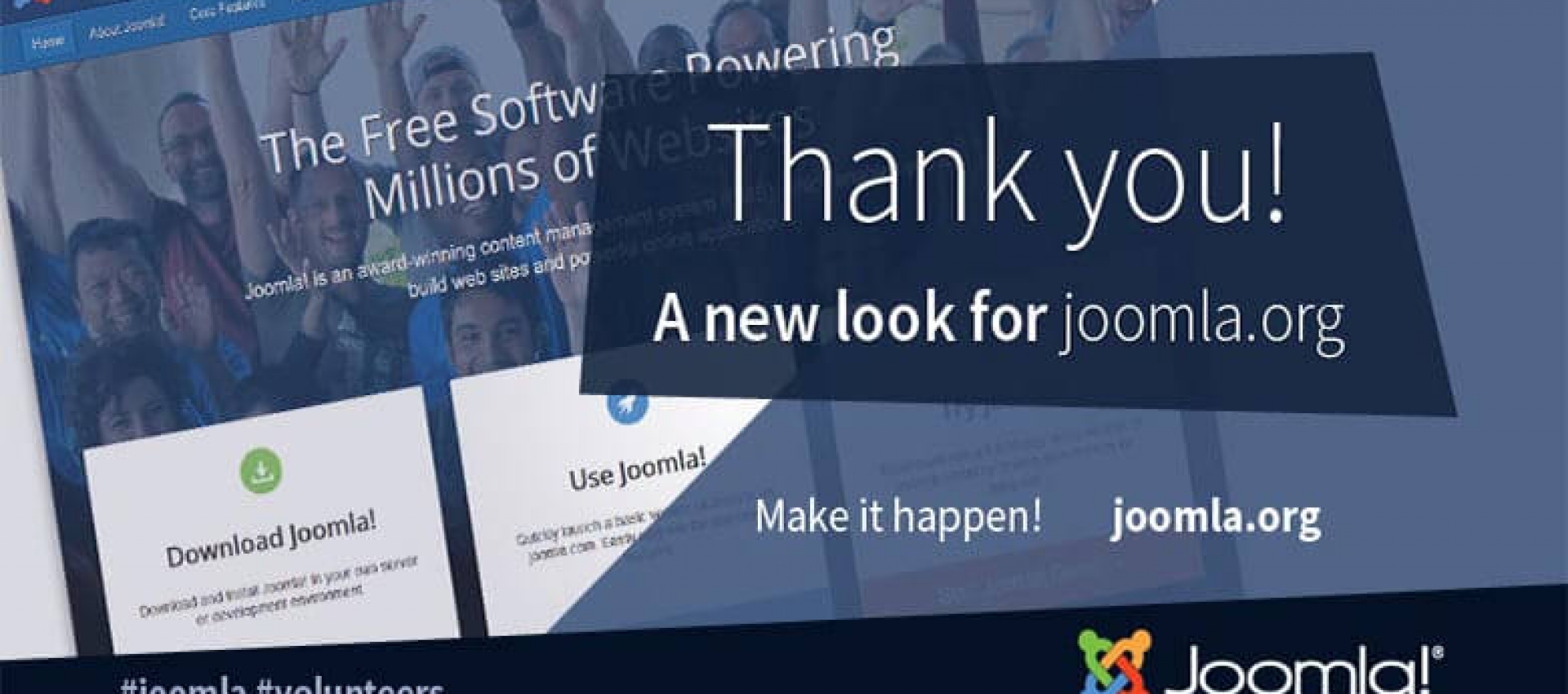 Joomla'nın Ana Sayfa Tasarımı Yenilendi